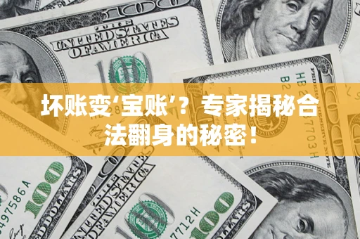 济南坏账变‘宝账’？专家揭秘合法翻身的秘密！