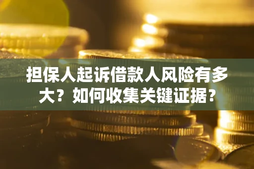 济南担保人起诉借款人风险有多大？如何收集关键证据？