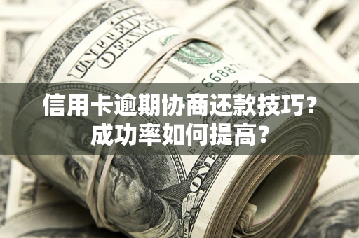 济南信用卡逾期协商还款技巧？成功率如何提高？
