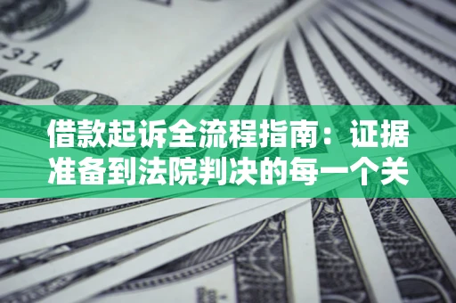 济南借款起诉全流程指南：证据准备到法院判决的每一个关键步骤