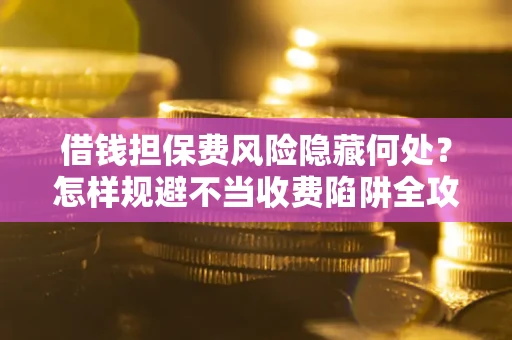 济南借钱担保费风险隐藏何处？怎样规避不当收费陷阱全攻略！