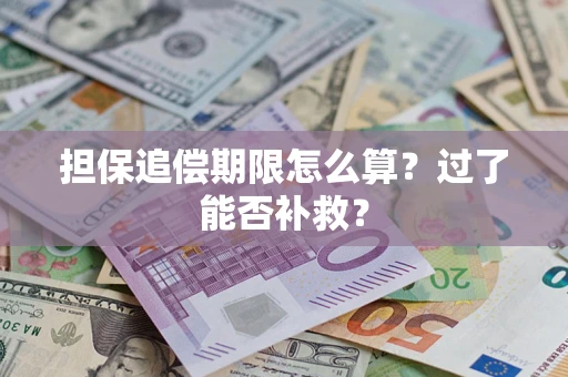 济南担保追偿期限怎么算？过了能否补救？